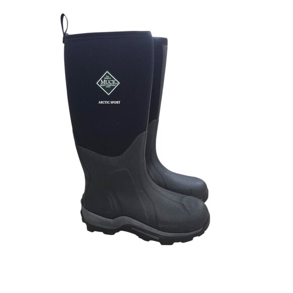 Muck Boot Arctic Sport Tall Round Toe Rain Boots Unisex  Men 9 Women 10 - Picture 1 of 7